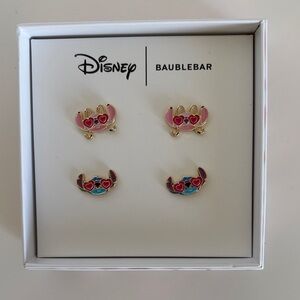 ☀️BaubleBar Disney stitch and Angel Earrings Hearts